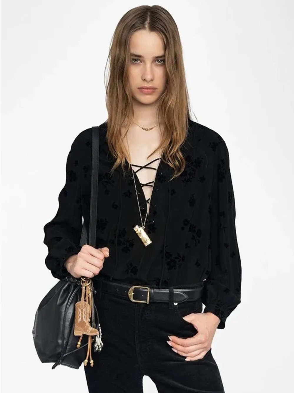 NWT Zadig & Voltaire Tamela Shirt Size XS